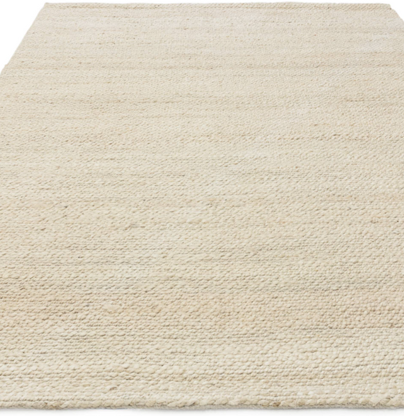 Tapis de salon en jute tissé plat CLARITY