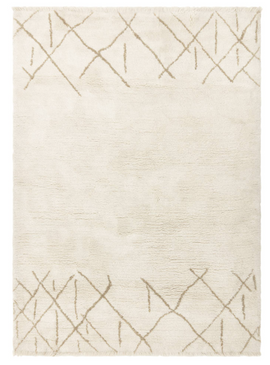 Tapis berbère tufté main en laine HATCH