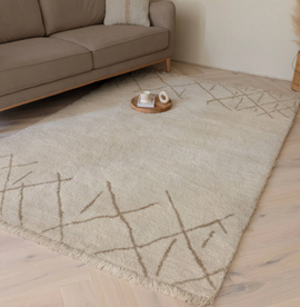 Tapis berbère tufté main en laine HATCH