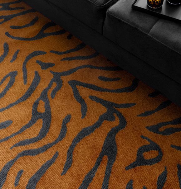 Tapis tissé plat moderne SAVAGE