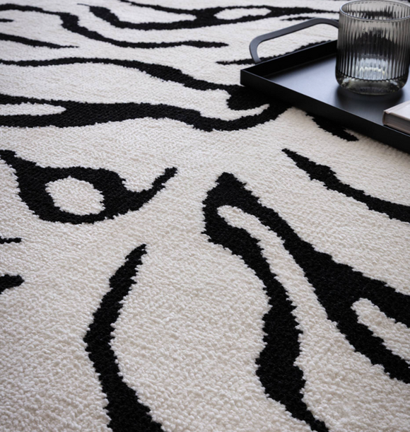 Tapis tissé plat moderne SAVAGE