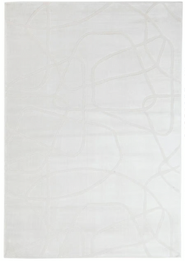Tapis moderne tissé plat BANQUISE