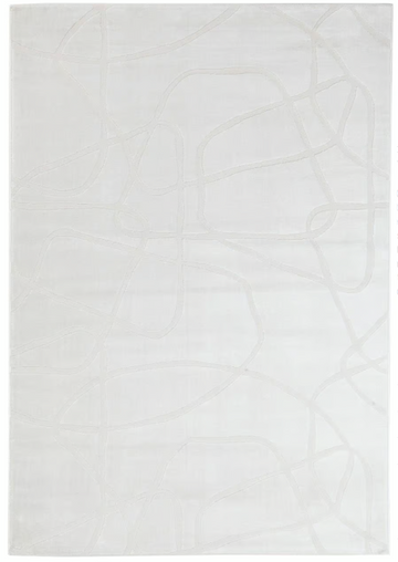 Tapis moderne tissé plat BANQUISE