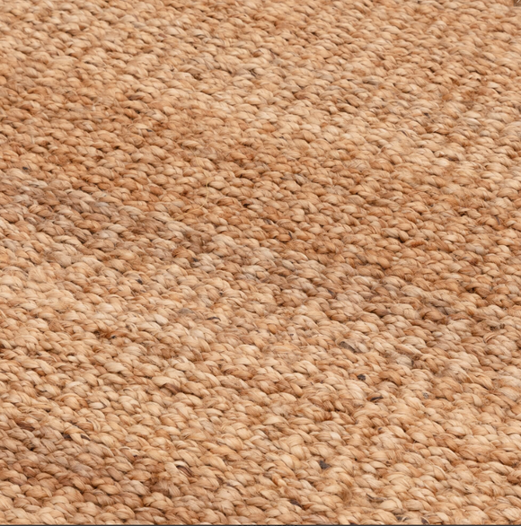 Tapis de salon en jute tissé plat MANGROVE