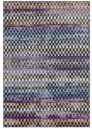 Tapis tissé plat moderne CHESS