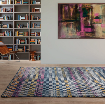 Tapis tissé plat moderne CHESS