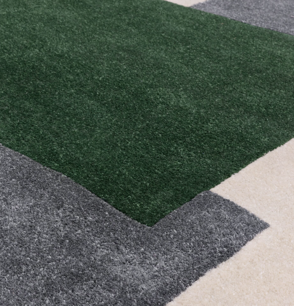 Tapis moderne tufté main CUTTY