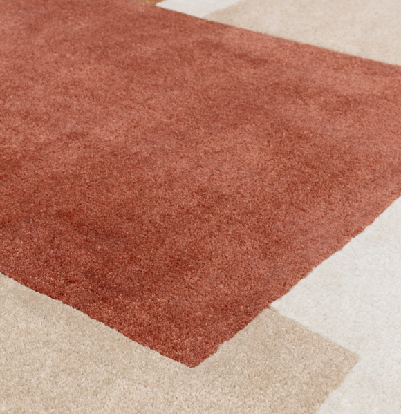 Tapis moderne tufté main CUTTY