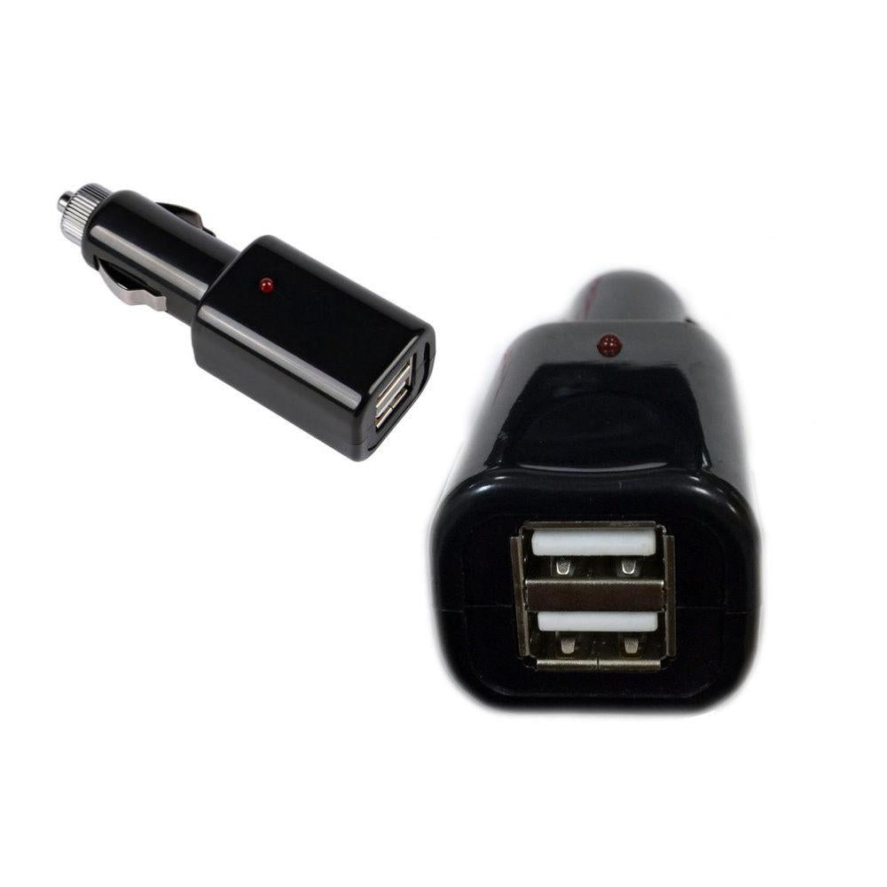 Chargeur Voiture Double Adaptateur USB sur Chargeur Allume Cigare pour Smartphone Téléphone Mobile clicktofournisseur.com