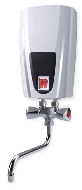 Chauffe-eau instantané sans pression + melangeur 55kw - Clicktofournisseur.com