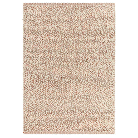 Tapis de salon et chambre tissé plat en laine MARCEL