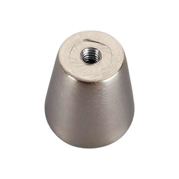 Bouton de meuble MINICONE, Finition zamak nickel mat
