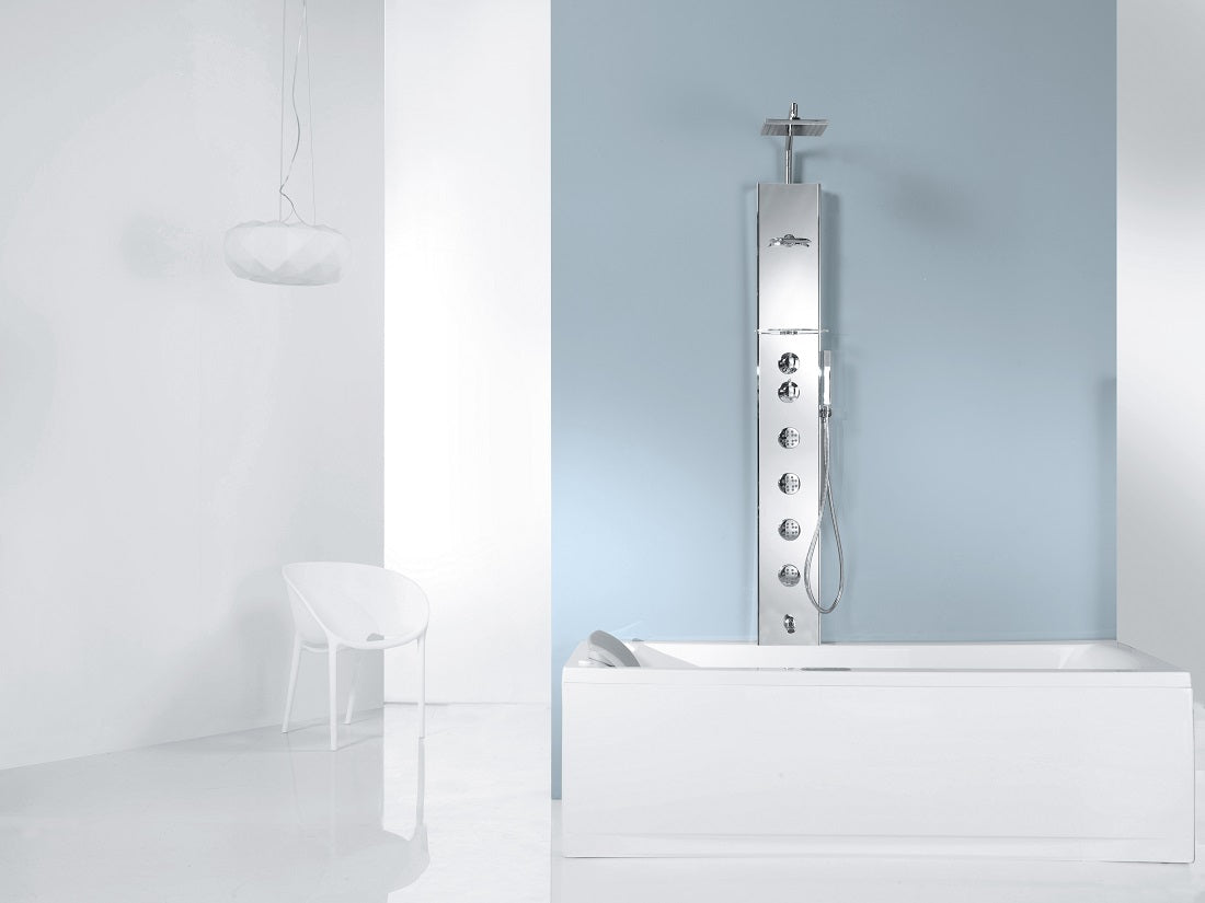 Colonne de douche hydromassante mécanique pour baignoire NOVELLINI CASCATA2 176 cm clicktofournisseur.com
