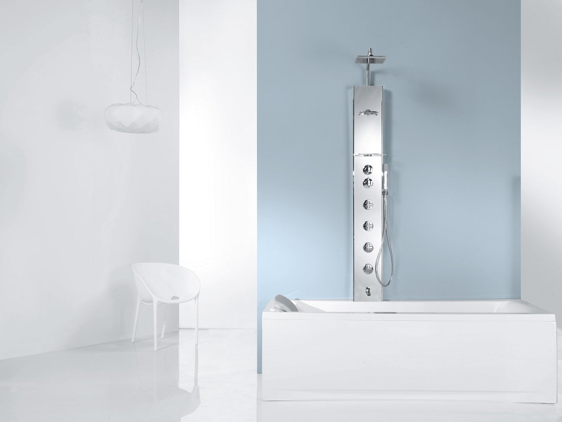 Colonne de douche hydromassante mécanique pour baignoire NOVELLINI CASCATA2 176 cm clicktofournisseur.com