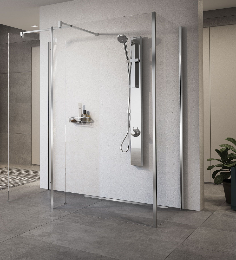 Colonne de douche suspendue thermostatique novellini revif 118 cm - Clicktofournisseur.com
