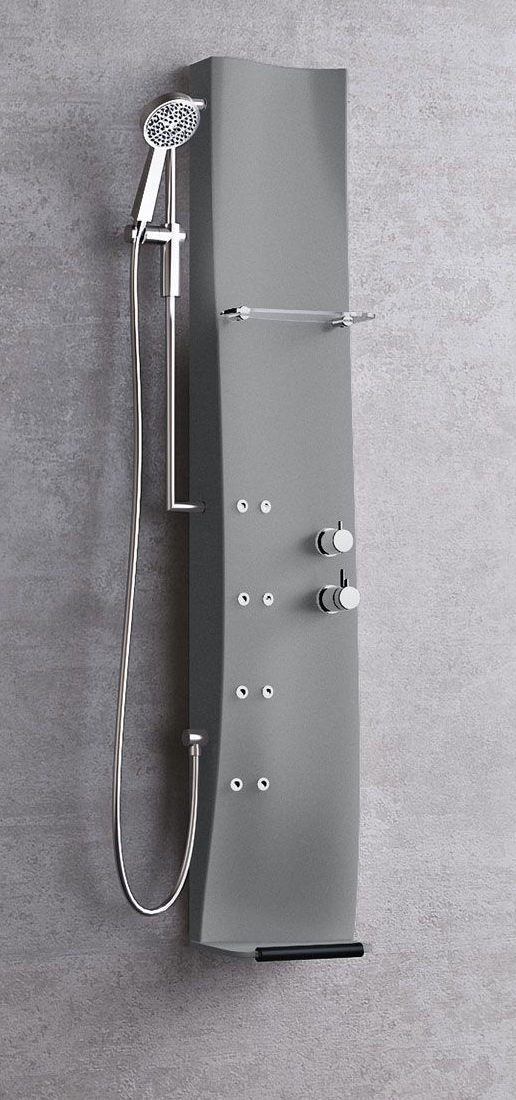 Colonne de douche thermostatique novellini dress 154 cm - Clicktofournisseur.com