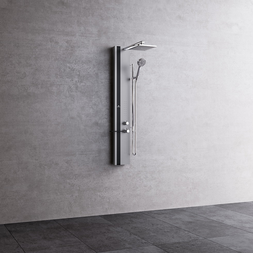 Colonne de douche thermostatique novellini line 2 150 cm - Clicktofournisseur.com