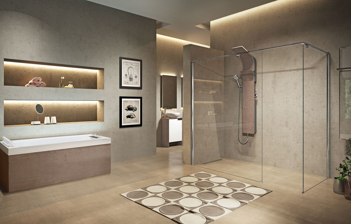 Colonne de douche thermostatique novellini vanity s 164 cm - Clicktofournisseur.com