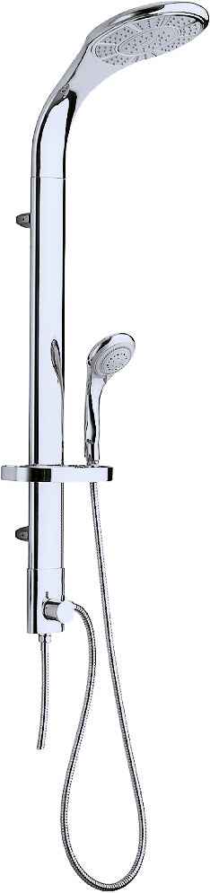 Colonne de douche thermostatique en chrome clicktofournisseur.com