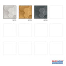 Papier peint pour cuisine et bain Profhome 387231-GU papier peint intissé gaufré à chaud lisse avec des figures géométriques mat gris blanc 5,33 m2-8