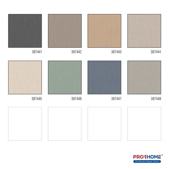 Papier peint unicolor Profhome 387445-GU papier peint intissé gaufré à chaud légèrement texturé unicolor mat crème beige 5,33 m2