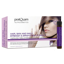 Complément alimentaire peau ongles et cheveux femme 10 x 25 ml - Clicktofournisseur.com