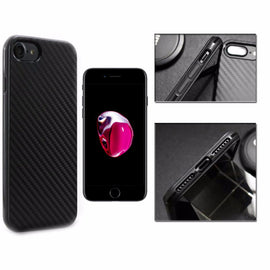 Coque arrière de protection aspect motif carbone noir pour apple iphone 7 plus - Clicktofournisseur.com