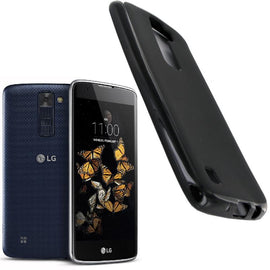 Coque housse silicone noir souple pour lg k8 - Clicktofournisseur.com