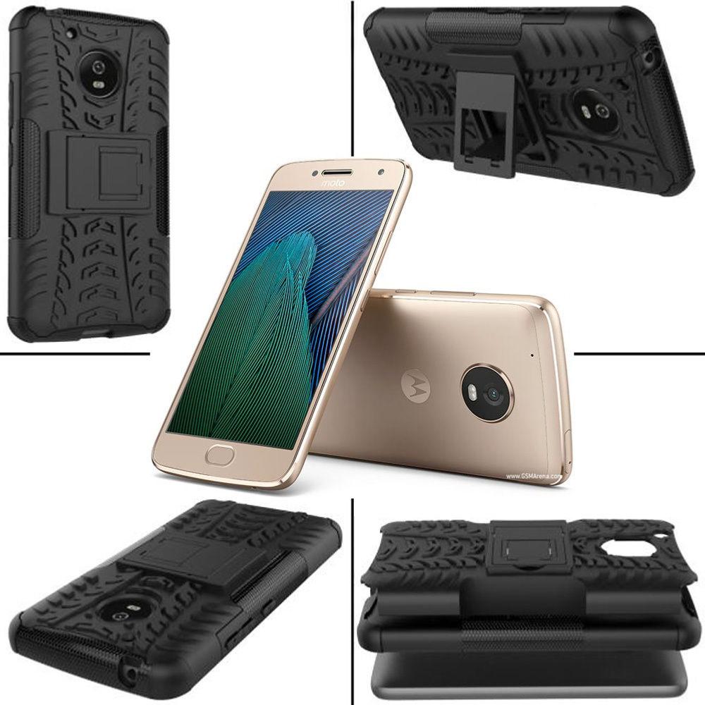 Coque Protection Noir Rigide Renforcé Anti-Choc pour Lenovo Motorola Moto G5 clicktofournisseur.com