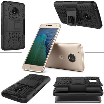 Coque protection noir rigide renforcé anti-choc pour lenovo motorola moto g5 - Clicktofournisseur.com