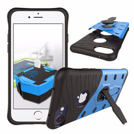 Coque de protection bleu rigide renforcé anti-choc pour apple iphone 7 - Clicktofournisseur.com