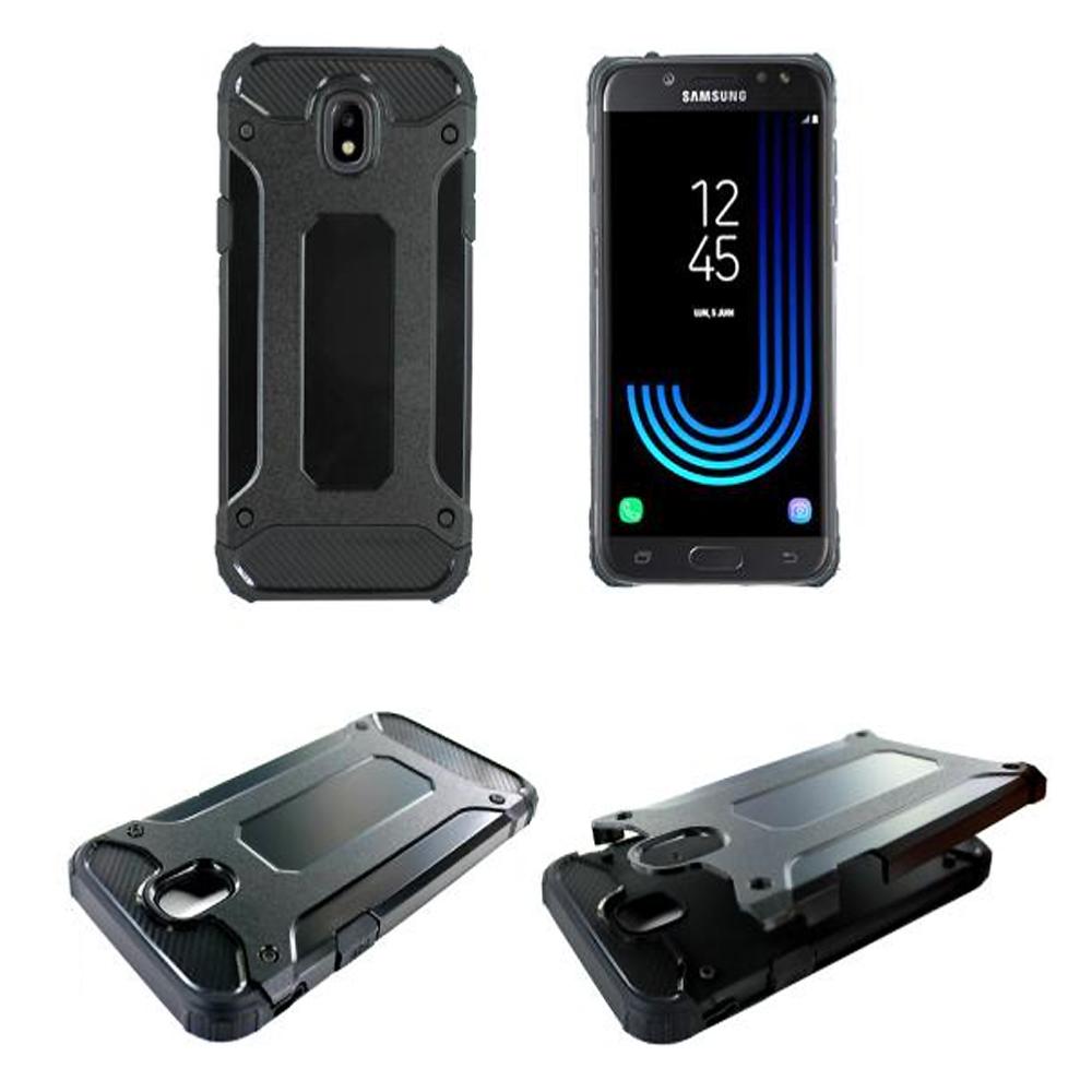 Coque de protection noir rigide renforcé anti-choc pour samsung galaxy j3 2017 - Clicktofournisseur.com