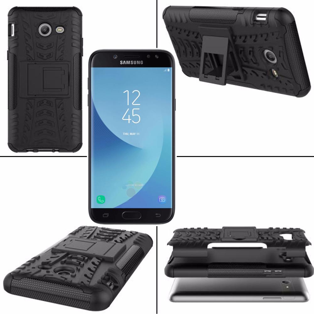 Coque de Protection Noir Rigide Renforcé Anti-Choc pour Samsung Galaxy J5 2017 clicktofournisseur.com