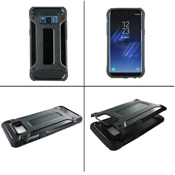 Coque de protection noir rigide renforcé anti-choc pour samsung galaxy s8 g950 - Clicktofournisseur.com