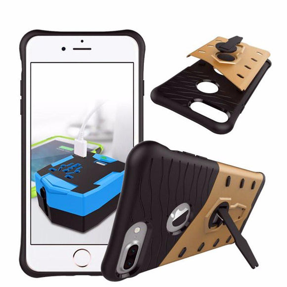 Coque de protection or rigide renforcé anti-choc pour apple iphone 7 plus - Clicktofournisseur.com
