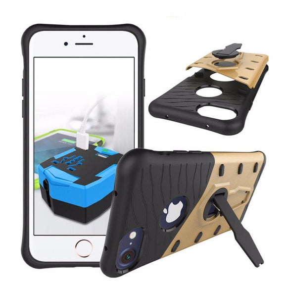Coque de protection or rigide renforcé anti-choc pour apple iphone 7 - Clicktofournisseur.com