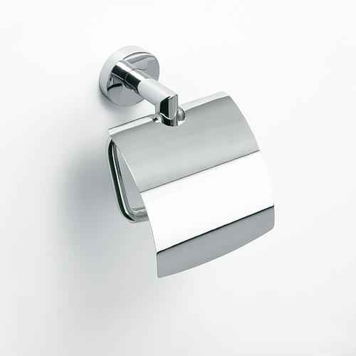 Dérouleur toilettes wc avec couvercle omega en chrome 135x18x9cm - Clicktofournisseur.com
