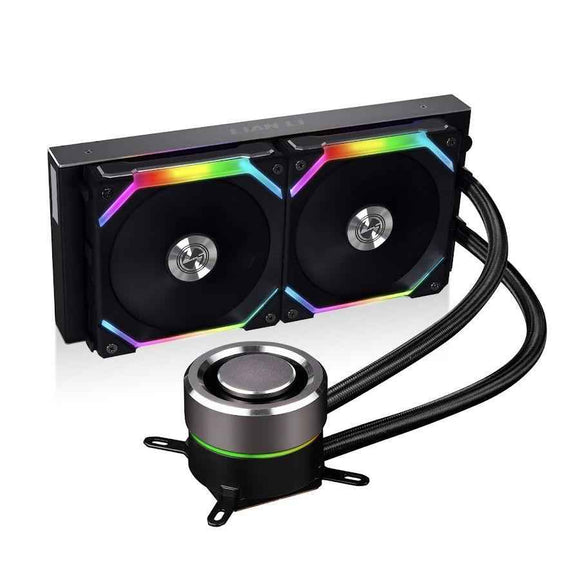 Refroidisseur liquide tout-en-un pour processeur Lian Li Galahad AIO 12 cm Noir