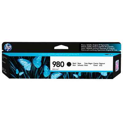 HP 980A original Ink cartridge D8J10A black standard capacity 203.5ml 10.000 pages 1-pack Office jet Enterprise