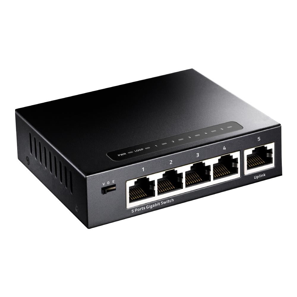 Cudy GS105D network switch Gigabit Ethernet (10/100/1000) Black