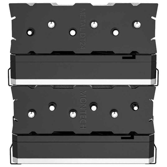 Montech METAL DT24 BASE computer cooling system Processor Air cooler 12 cm Black 2 pc(s)