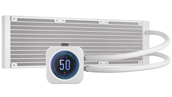 Corsair CW-9060077-WW computer cooling system Processor All-in-one liquid cooler 12 cm White 1 pc(s)