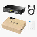 Cudy GS1005PTS1 network switch Gigabit Ethernet (10/100/1000) Power over Ethernet (PoE) Black