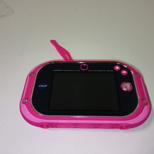 Ecost Customer Return VTech Kidizoom Touch 5.0 Children's digital camera pink Spanish version