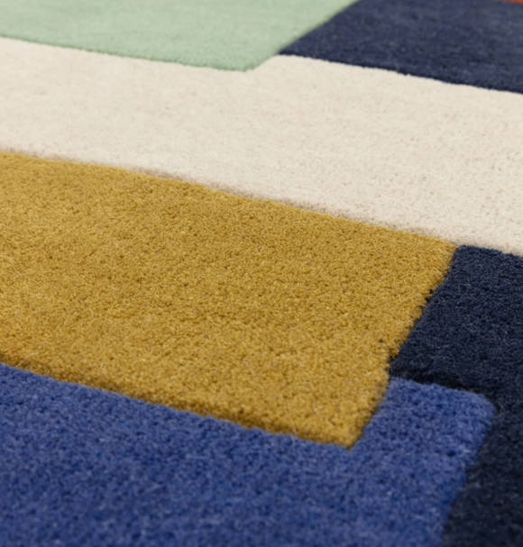 Tapis tufté main en laine DRIFT