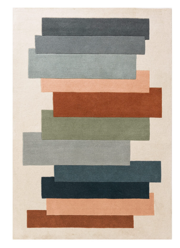 Tapis tufté main en laine DRIFT