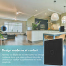 Kit interrupteur sans fil tactile sans neutre requis – ELEGANCE61-BLACK