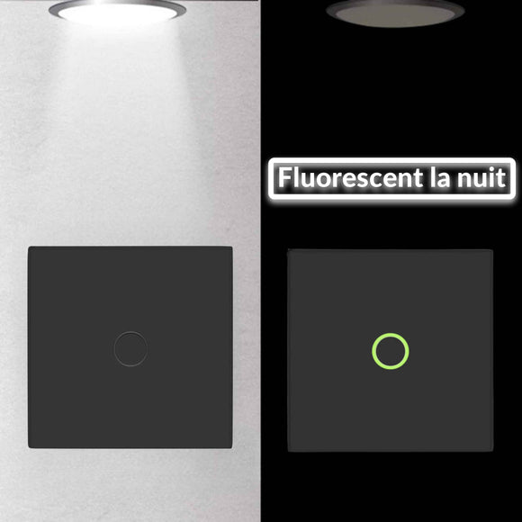 Kit interrupteur sans fil tactile sans neutre requis – ELEGANCE61-BLACK