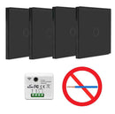 Kit interrupteur sans fil tactile sans neutre requis – ELEGANCE41-BLACK