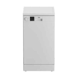 Lave-vaisselle pose libre BEKO DVS05024W, Classe énergétique E (anciennement A++), 45 cm, 5 programmes, Blanc